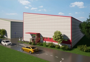 Pest megye Üllő ipari parkban 1000nm-es új építésű szendvicspanel csarnok bérbeadó